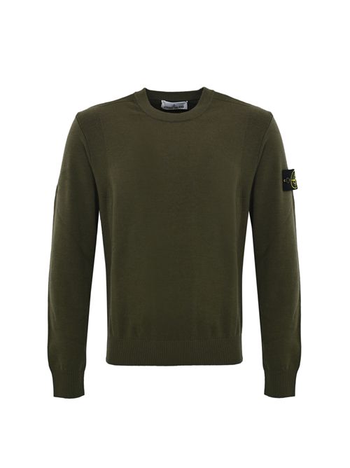 Maglione 5100001 in lana RWS Stretch Green STONE ISLAND | 5100001S00A1V0054